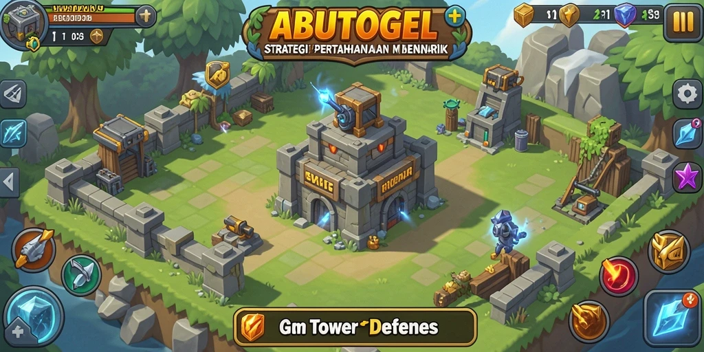 Gameplay strategis Tower Defense yang mendebarkan dan menantang.