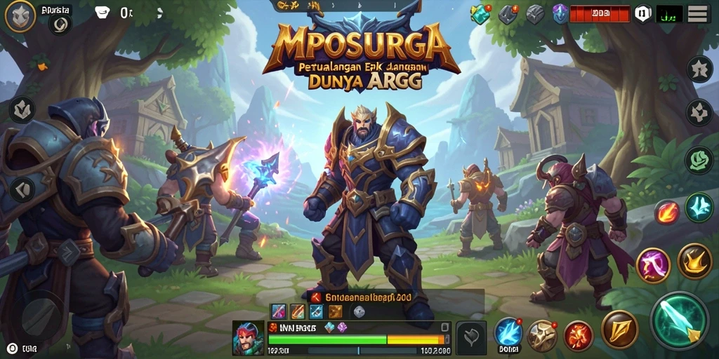 Tampilan gameplay MPOSURGA yang seru dan penuh aksi.