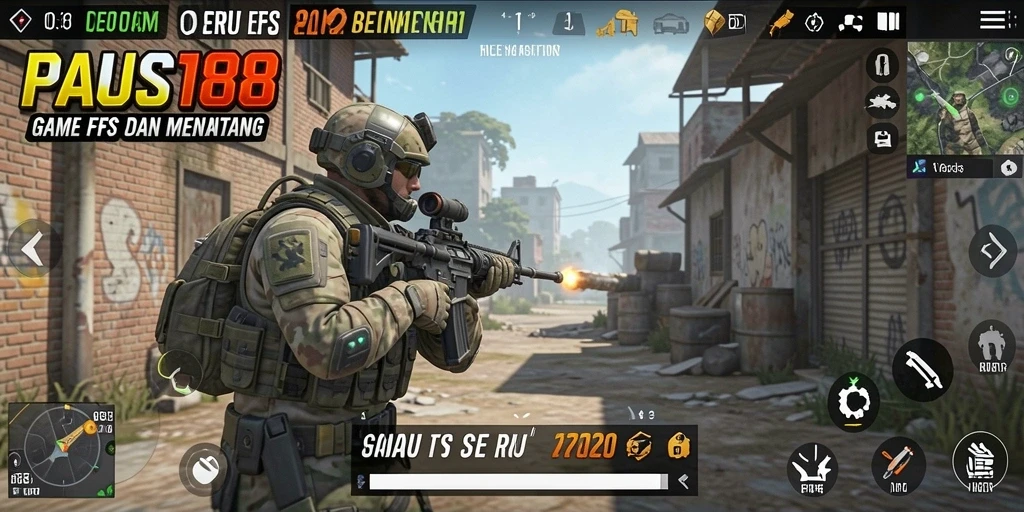 Screenshot gameplay PAUS188 yang menunjukkan aksi tembak-menembak yang mendebarkan.