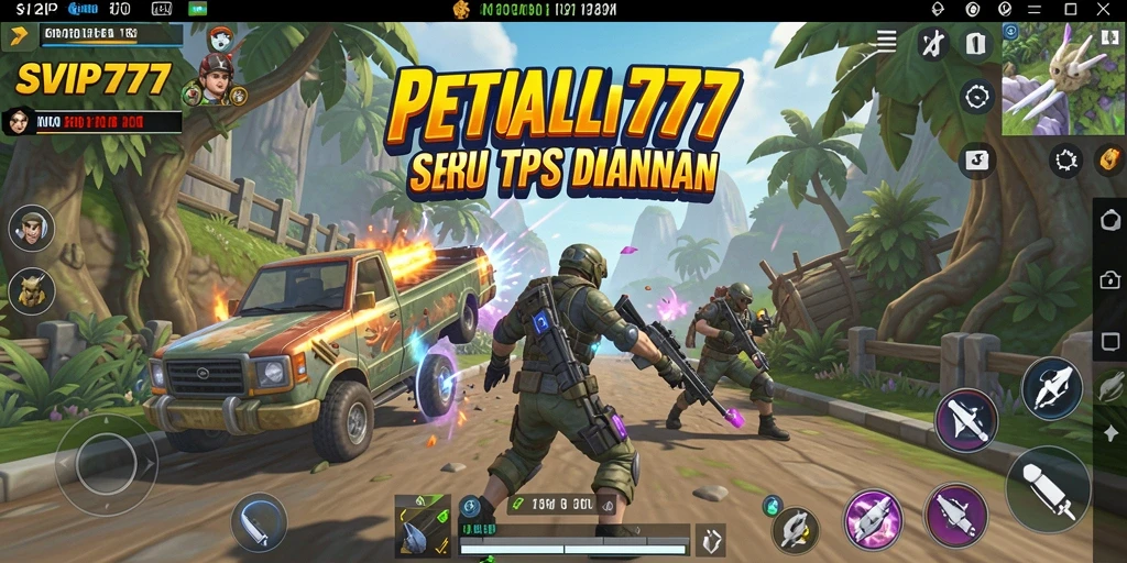 Tampilan gameplay SVIP777 dengan aksi menembak yang mendebarkan.